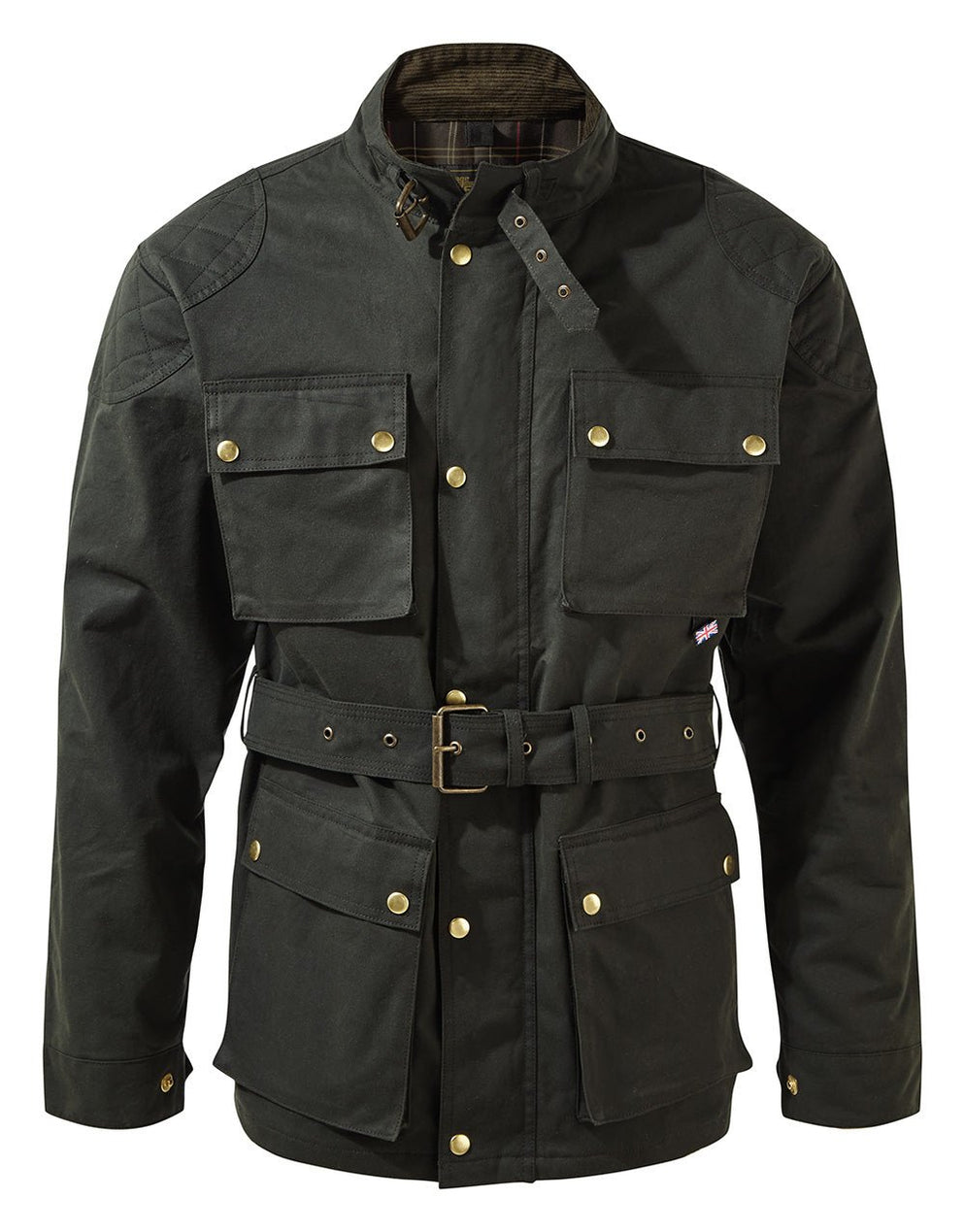 DARK GREEN CLASSIC WAX COTTON MOTORCYCLE JACKET– Speedwear Ltd